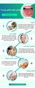 علت خشکی دهان و زبان