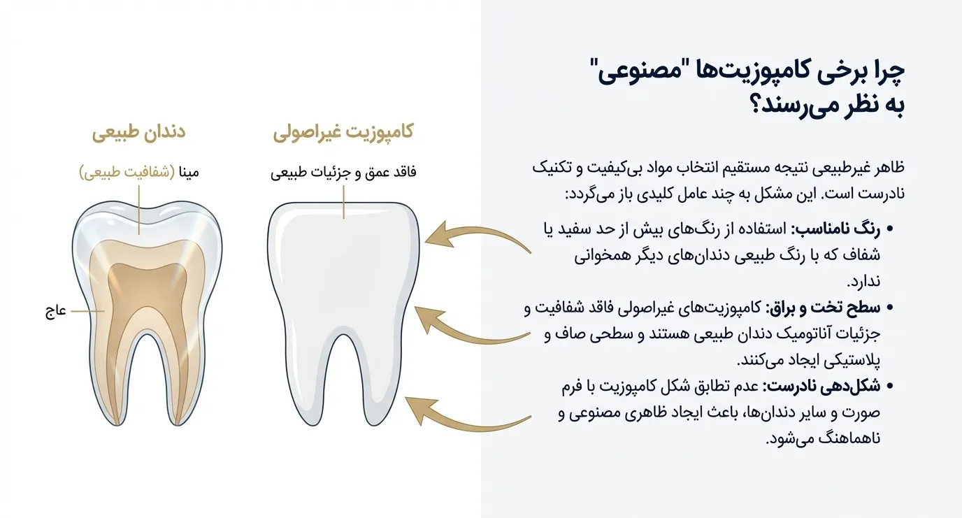 کامپوزیت مصنوعی یا غیر طبیعی چیست؟